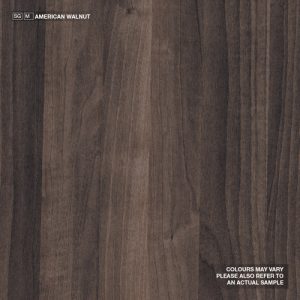 american walnut gloss on supa 16mm 2750mm x 1850mm